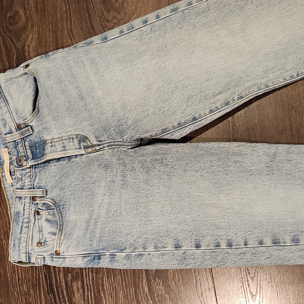 ❤️ LEVI'S PREMIUM WEDGIE ICON FIT HIGH RISE TAPERED ANKLE JEANS, 2 (26) - Picture 7 of 16